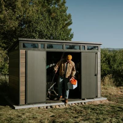Signature Collection: 11x7ft (3.4m x 2.1m) Shed Ashwood