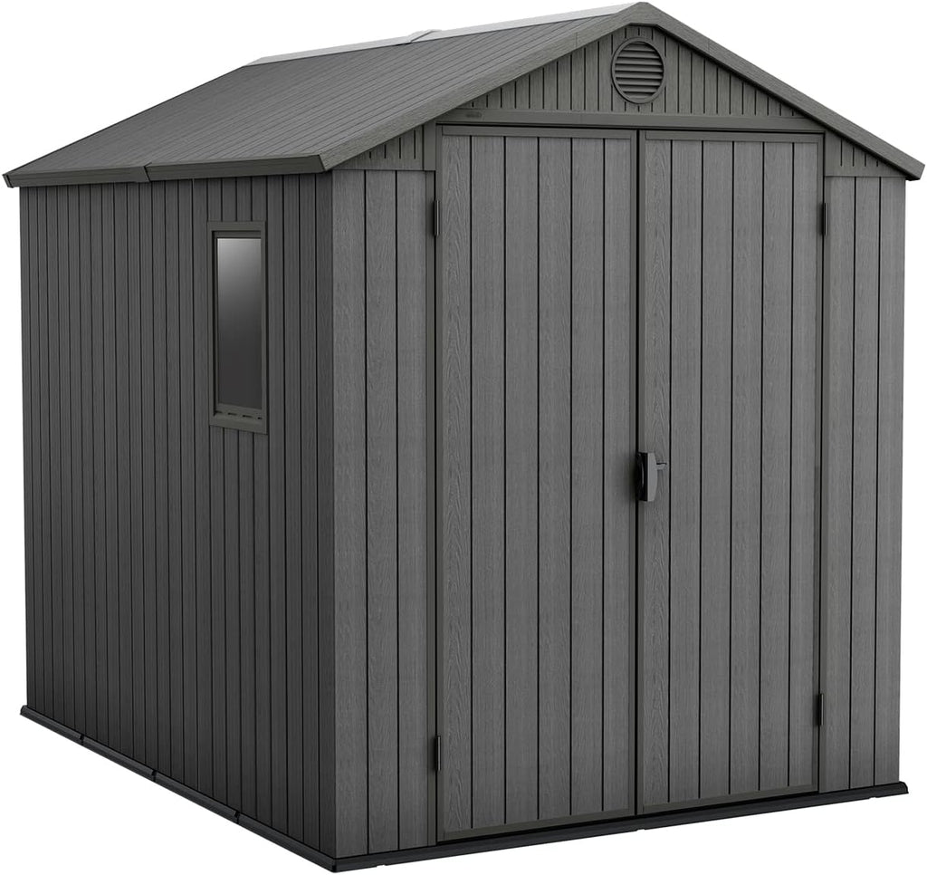 6 x 8 ft Outdoor Garden Storage Shed with Double Doors