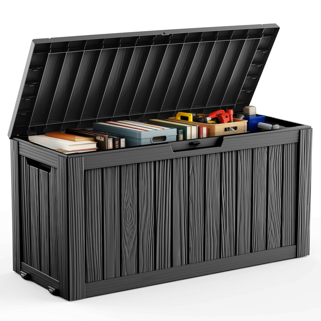 230 Gallon Outdoor Deck Storage Box, Waterproof