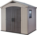 8 x 6 ft Outdoor Garden Storage Shed with Double Doors