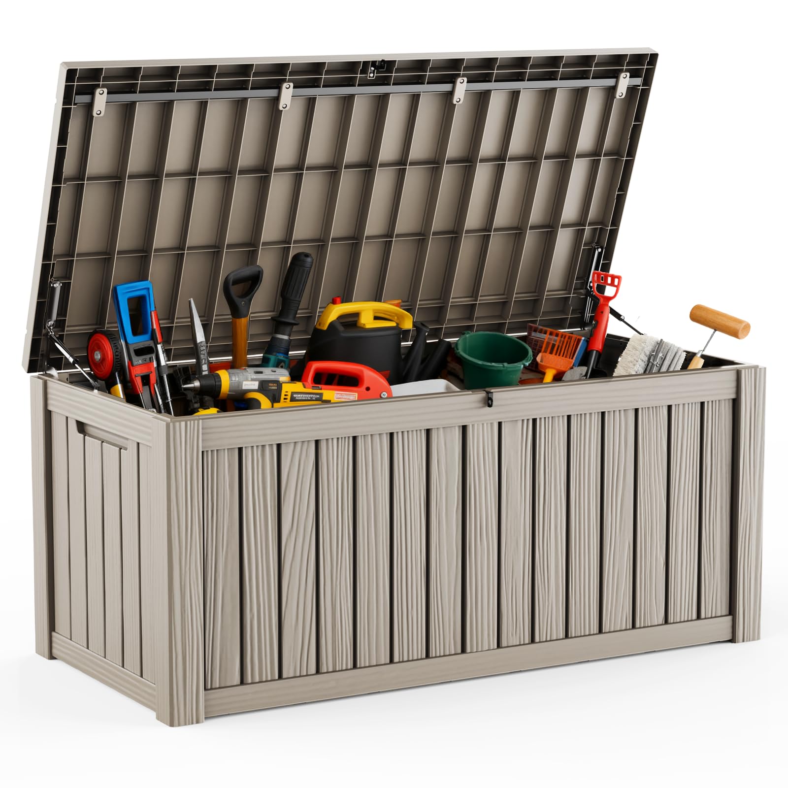 230 Gallon Outdoor Deck Storage Box, Waterproof