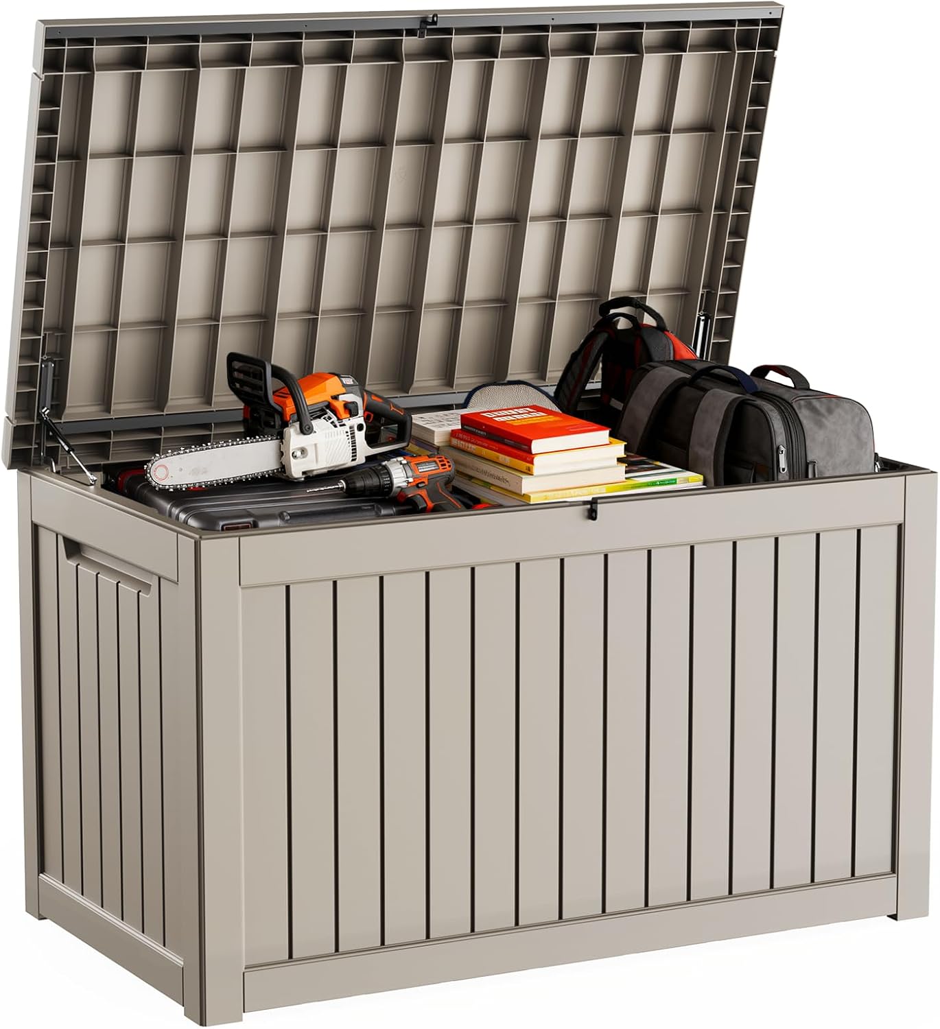 230 Gallon Outdoor Deck Storage Box, Waterproof