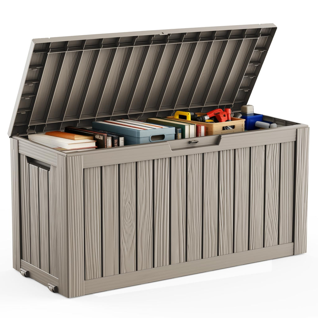 230 Gallon Outdoor Deck Storage Box, Waterproof