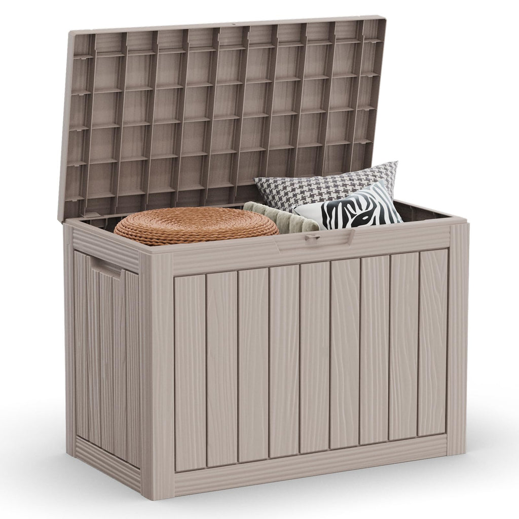 230 Gallon Outdoor Deck Storage Box, Waterproof