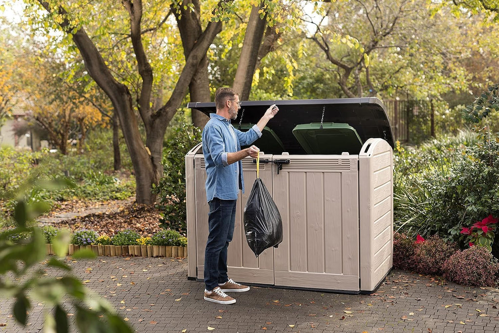 2000L Outdoor Garden Storage Shed with Dual Access