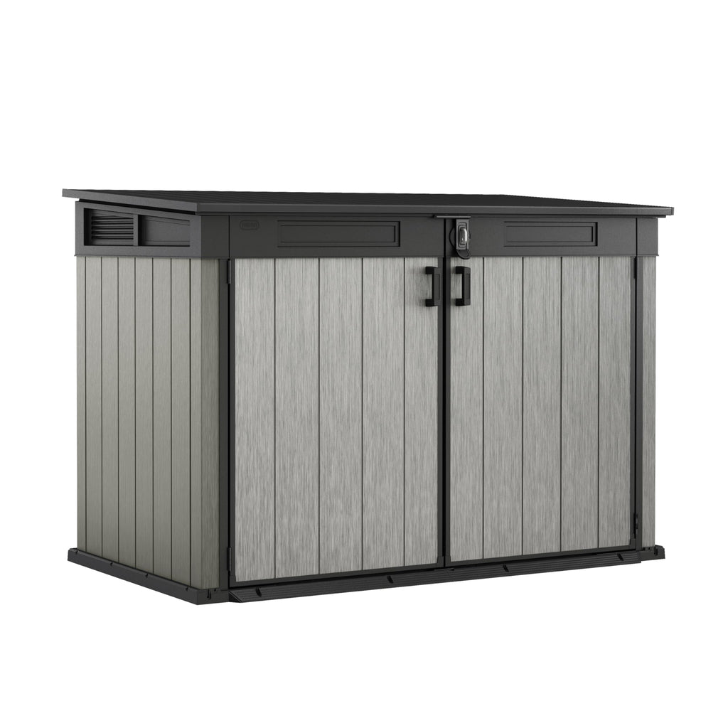 Horizontal Outdoor Storage Shed with Double Doors