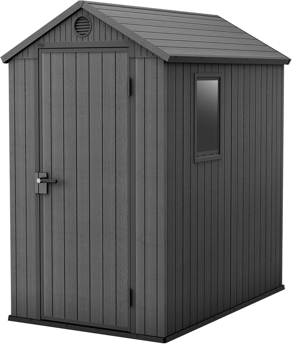 6 x 4 ft Outdoor Garden Storage Shed with Single Door