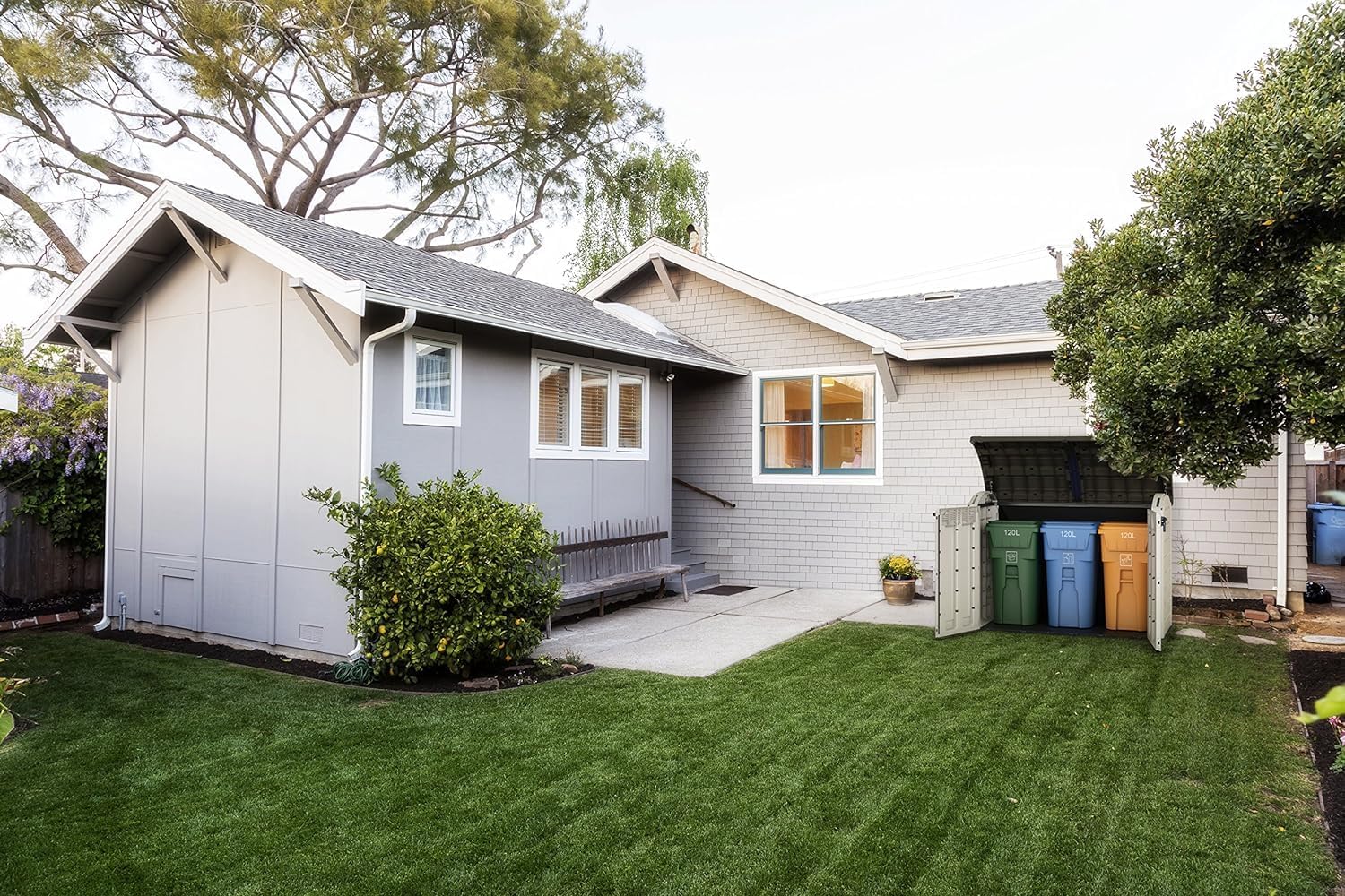 2000L Outdoor Garden Storage Shed with Dual Access