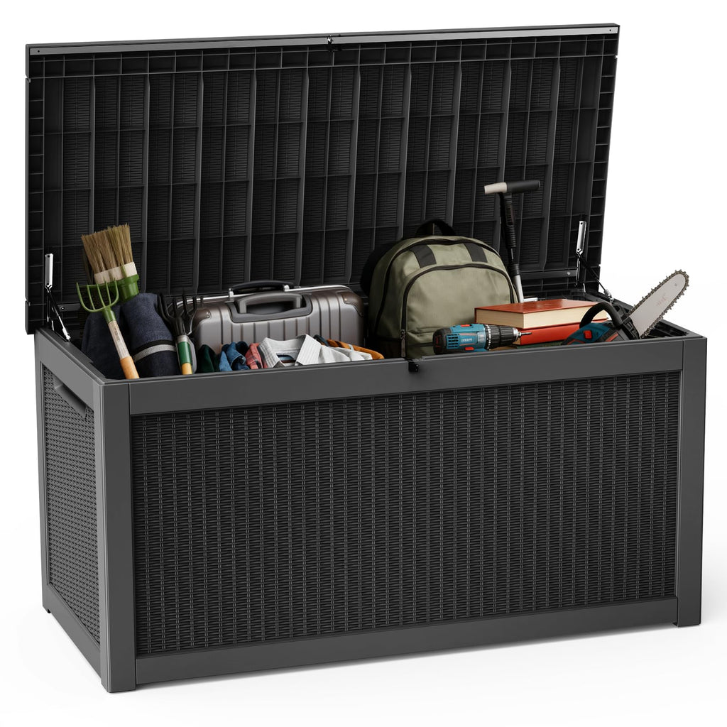 230 Gallon Outdoor Deck Storage Box, Waterproof