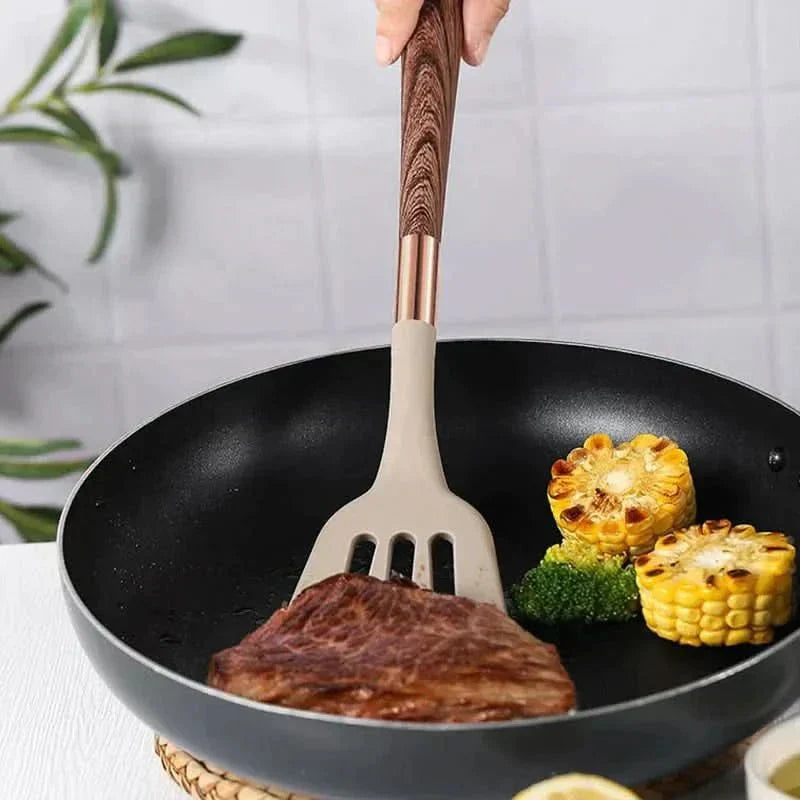 CulinaCraft – 10-Piece Silicone Kitchen Utensil Set – Durable, Heat-Resistant Stylish
